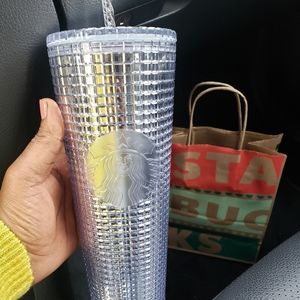 NWT 2020 Starbucks Silver Tumbler!!!